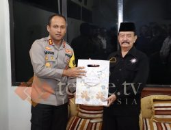 Silaturahmi Kamtibmas, Kapolres Kunjungi Ketua Umum dan Pengurus PSHT Pusat Madiun